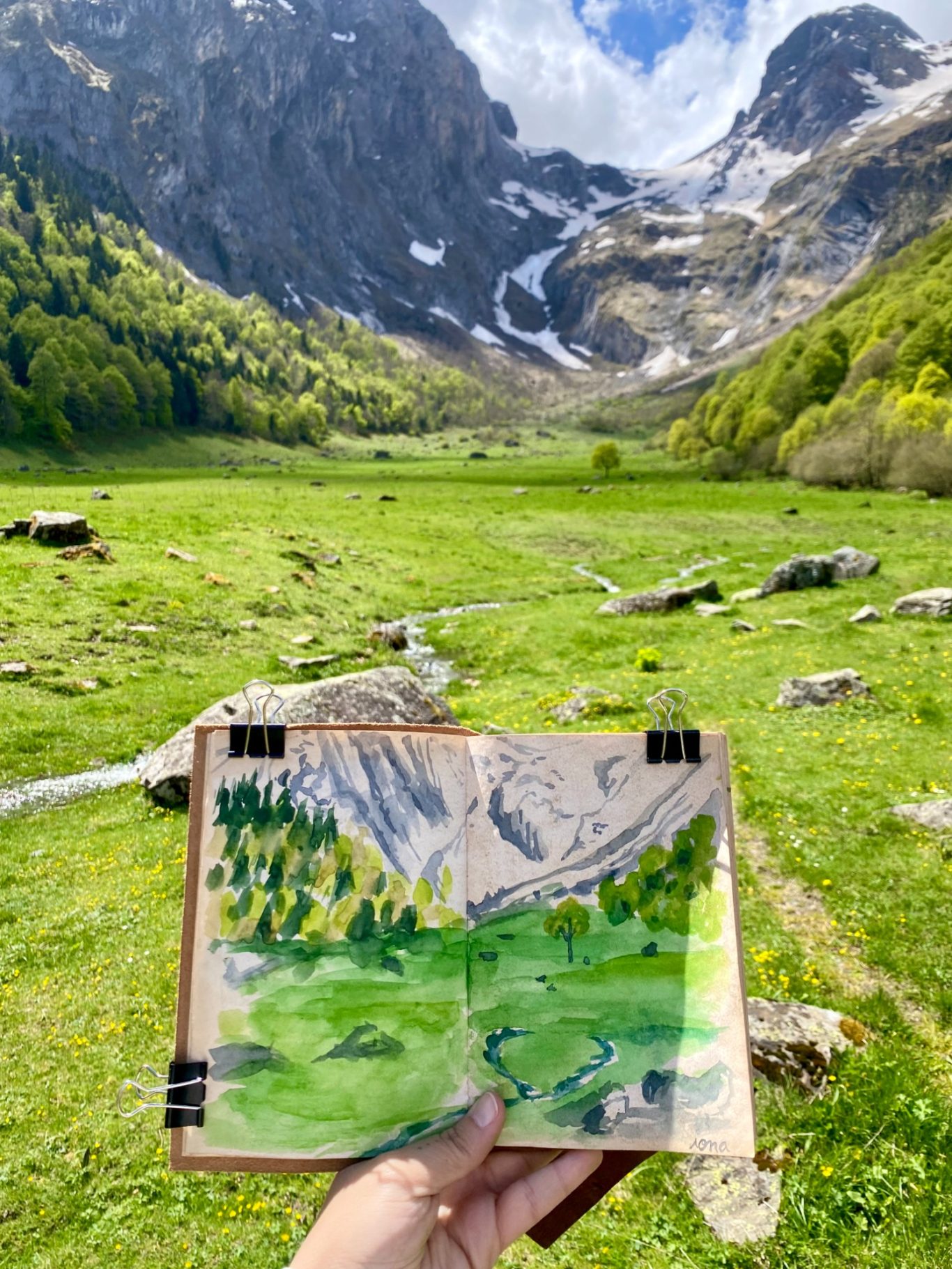 Aquarel·la en viu. Vall d'Aran (2025)