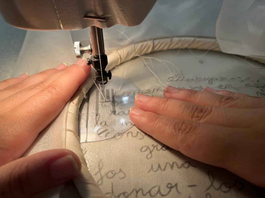 Procés artístic de l'obra "Brodar Camins" (2022) RECERCA ARTÍSTICA